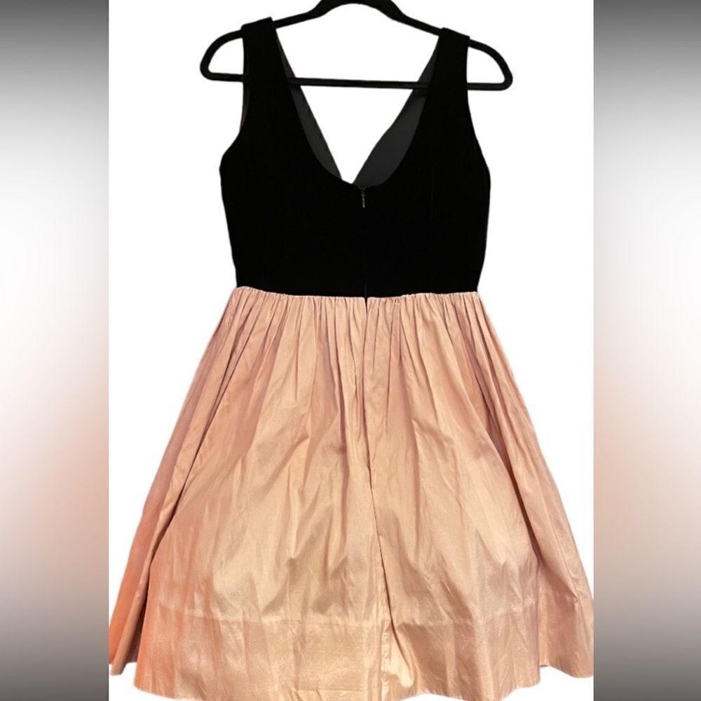VINTAGE CATHERINE REGEHER VELVET AND SILK COCKTAIL DRESS